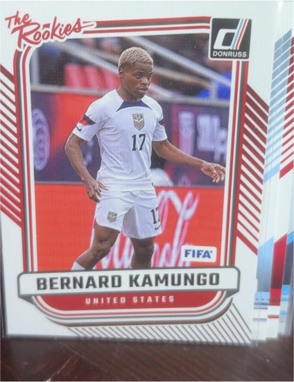 2024-25 Panini Donruss FIFA #12 Bernard Kamungo The Rookies — front