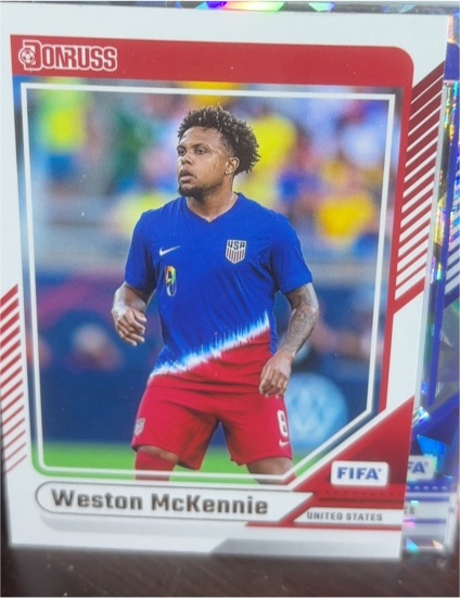 2024-25 Panini Donruss FIFA #12 Weston McKennie — front