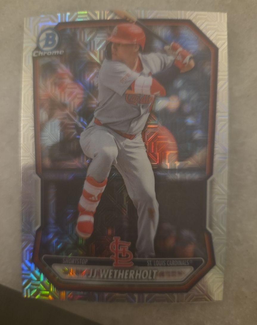 2026 Bowman Chrome #BCP-115 J.J. Wetherholt — front