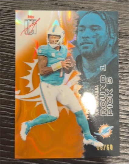 2025 Topps Signature Class #85 Tua Tagovailoa — front