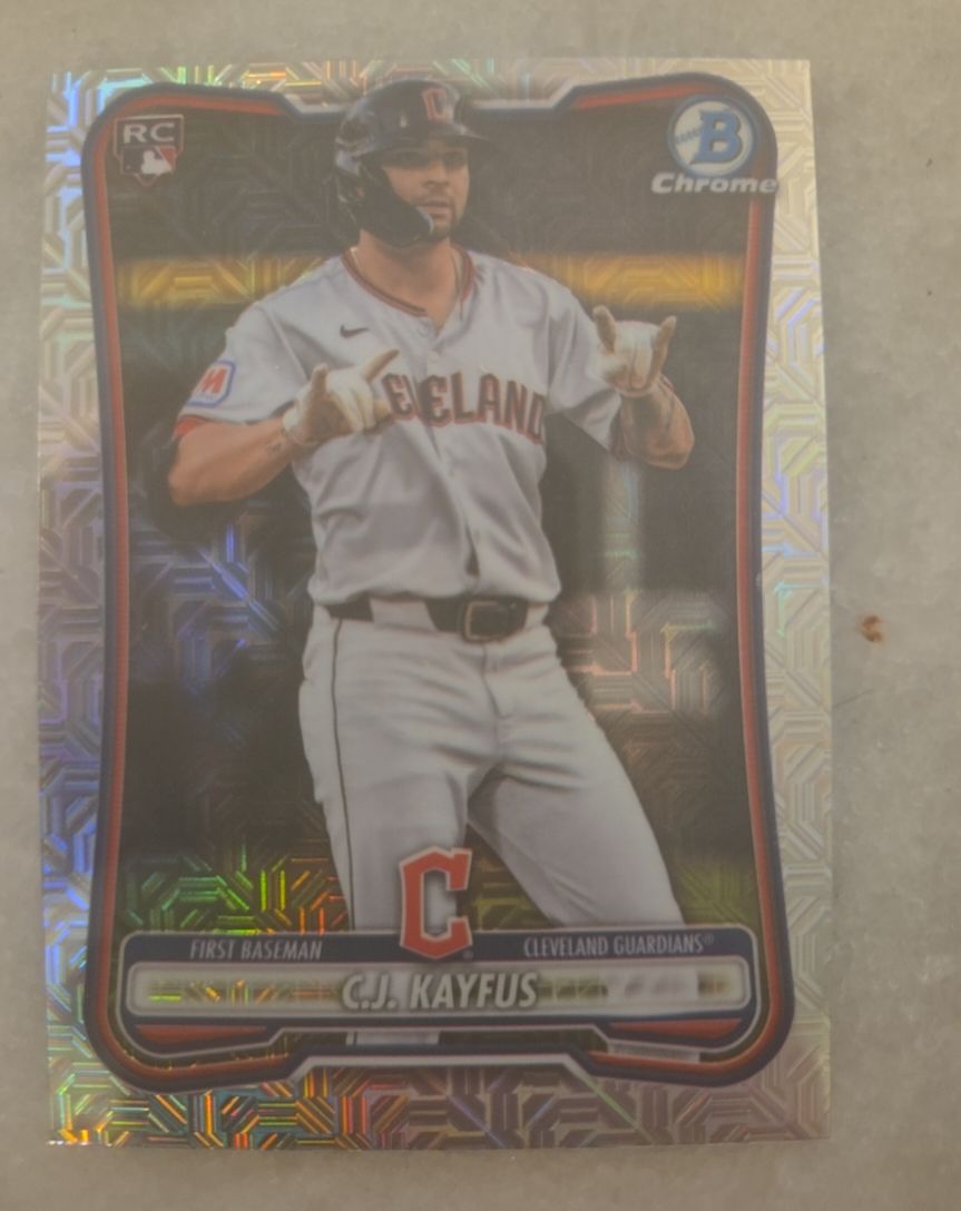 2026 Bowman Chrome #98 C.J. Kayfus — front