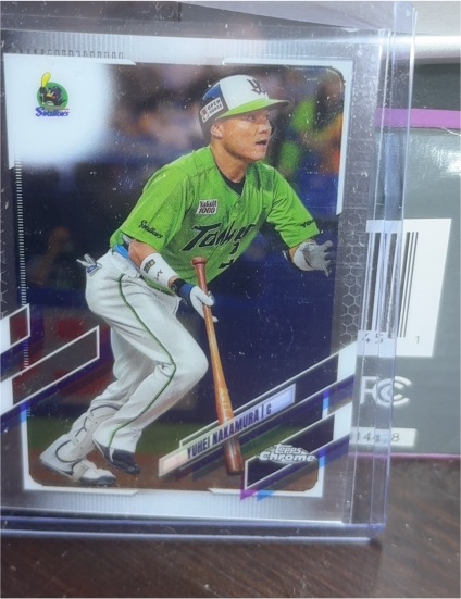 2021 Topps Chrome NPB #137 Yuhei Nakamura — front