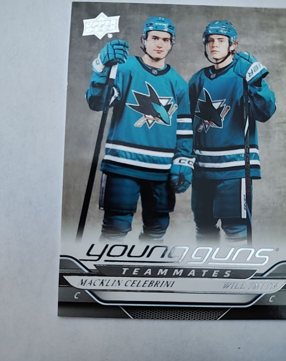 2024-25 Upper Deck #499 Macklin Celebrini & Will Smith — front