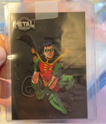 2025 SkyBox Metal Universe Batman Dark Matter #DM-43 Robin (Tim Drake) — front