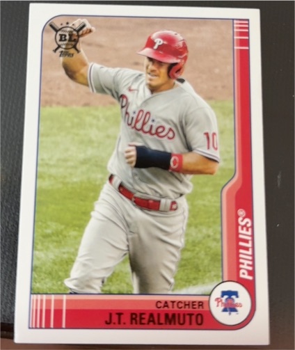 2021 Topps Big League #187 J.T. Realmuto Philadelphia Phillies — front