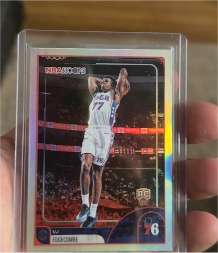 2025-26 Topps NBA Hoops #244 VJ Edgecombe — front