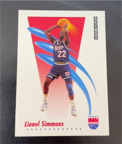 1991-92 SkyBox #250 Lionel Simmons — front