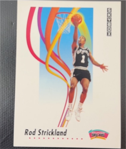 1991-92 SkyBox #263 Rod Strickland — front