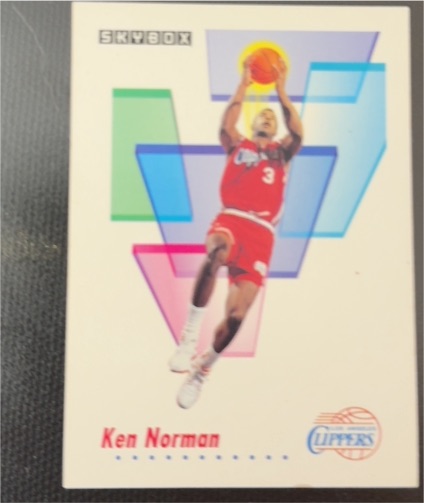 1991-92 Skybox #129 Ken Norman — front