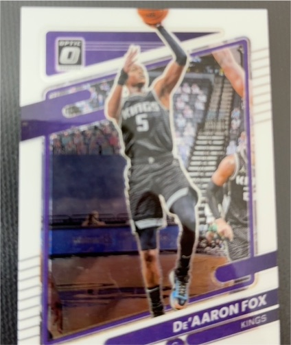 2021-22 Panini Donruss Optic #85 De'Aaron Fox — front