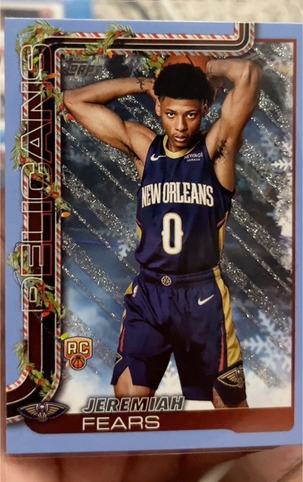 2025-26 Topps Holiday #H167 Jeremiah Fears — front
