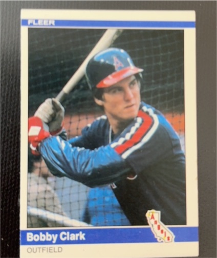 1984 Fleer #512 Bobby Clark — front