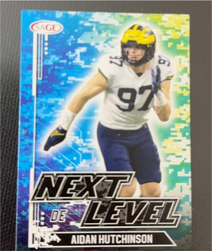 2022 Sage High Series Next Level #90 Aidan Hutchinson — front