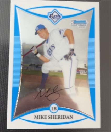2008 Bowman Chrome Draft Picks & Prospects #BDPP65 Mike Sheridan — front