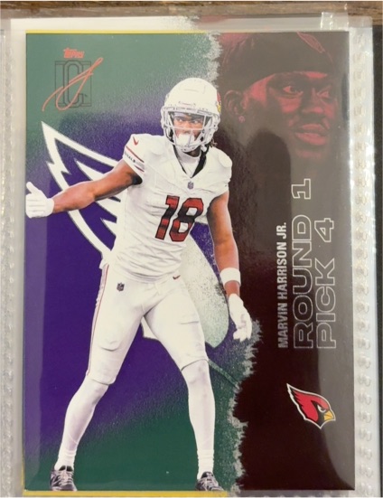 2024 Topps Signature Class #61 Marvin Harrison Jr. — front