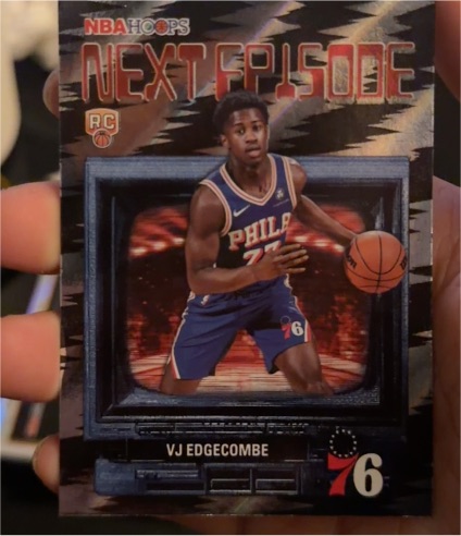 2025-26 Topps NBA Hoops #NE-3 VJ Edgecombe Next Episode Rookie — front