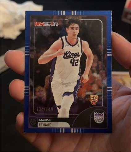 2025 Topps NBA Hoops #210 Maxime Raynaud — front