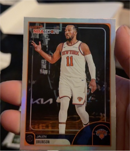 2026 Topps NBA Hoops #190 Jalen Brunson — front