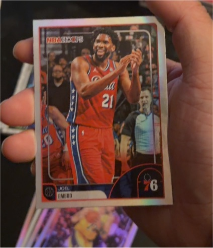2025-26 Topps NBA Hoops #9 Joel Embiid — front