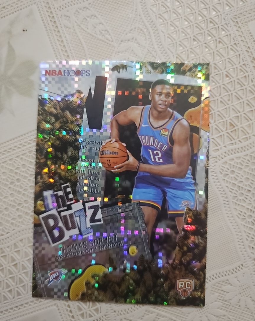 2025-26 Topps NBA Hoops The Buzz #TB-15 Thomas Sorber — front