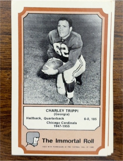 1974 Fleer The Immortal Roll #43 Charley Trippi — front
