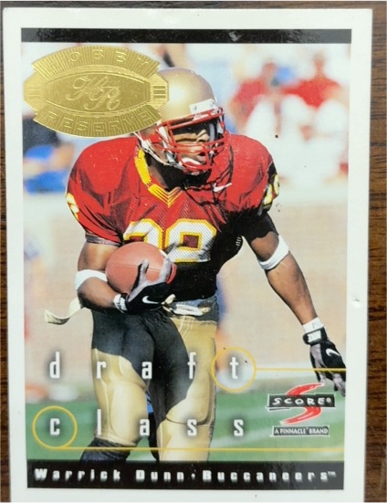1997 Score #276 Warrick Dunn Rookie Card Draft Class — front