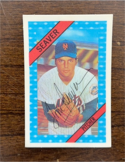 1972 Kellogg's 3-D Super Stars #1 Tom Seaver — front