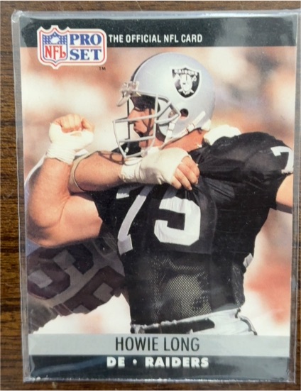 1990 Pro Set #545 Howie Long — front