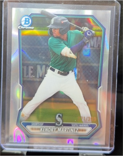 2026 Bowman Chrome Prospects #BCP-89 Kendry Martinez — front