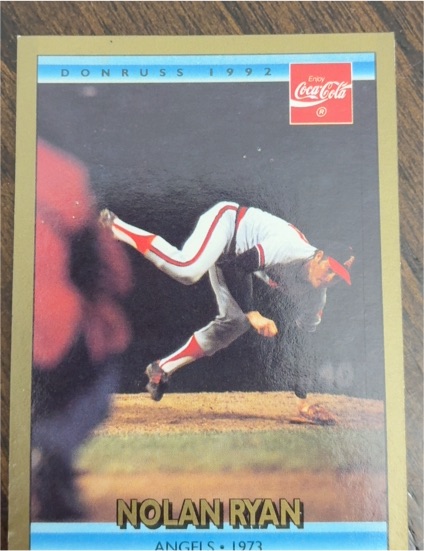 1992 Donruss Coca-Cola Nolan Ryan Career Series #7 — front