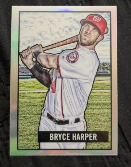 2017 Bowman Chrome 1951 Bowman Reproduction #10 Bryce Harper — front