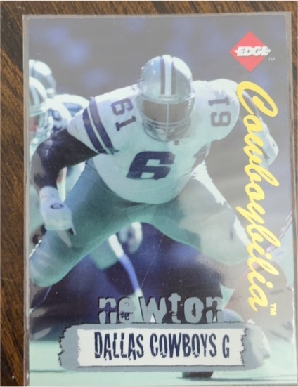 1996 Collector's Edge Cowboybilia #Q-14 Nate Newton — front