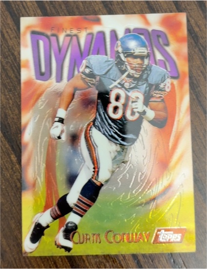 1997 Topps Finest #91 Curtis Conway — front