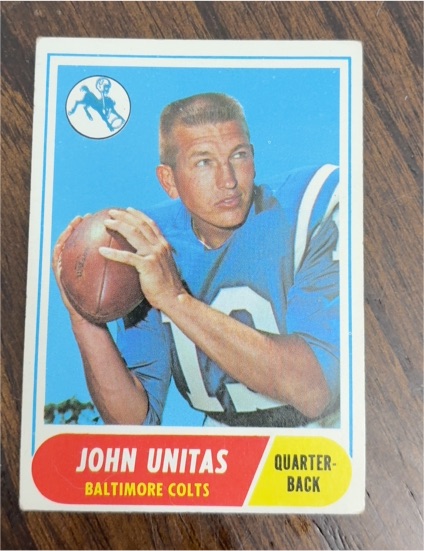1968 Topps #100 John Unitas — front