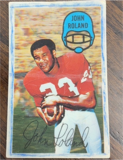 1970 Kellogg's #44 John Roland — front