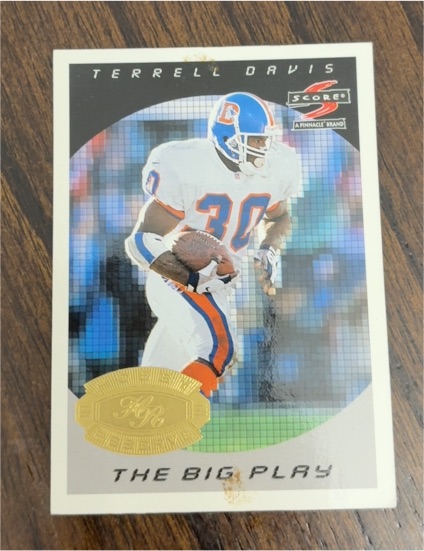 1997 Score #310 Terrell Davis The Big Play — front