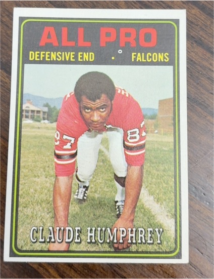 1974 Topps #136 Claude Humphrey — front