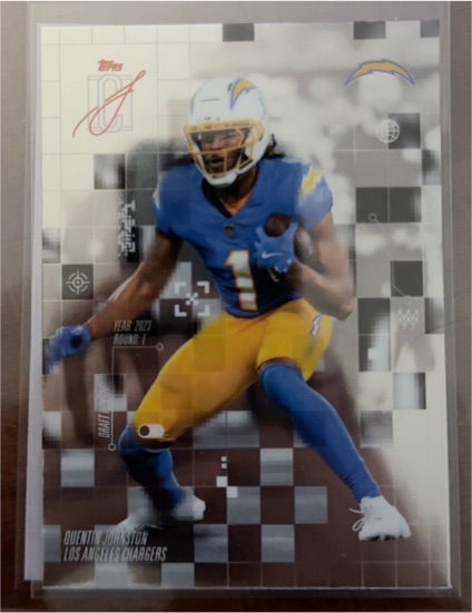 2025 Topps Signature Class After Image #AI-16 Quentin Johnston — front