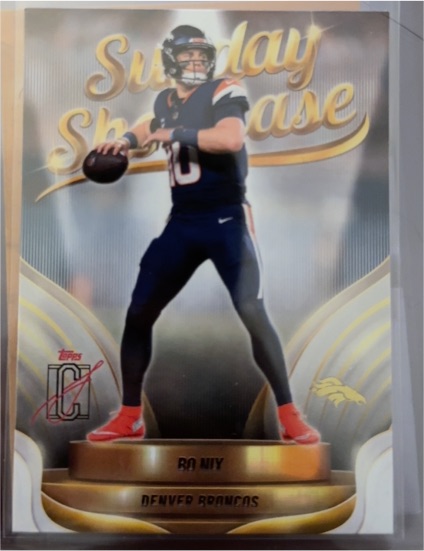 2025 Topps Signature Class #SS-15 Bo Nix — front