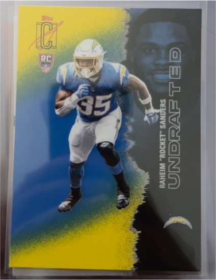 2025 Topps Signature Class #189 Raheim "Rocket" Sanders — front