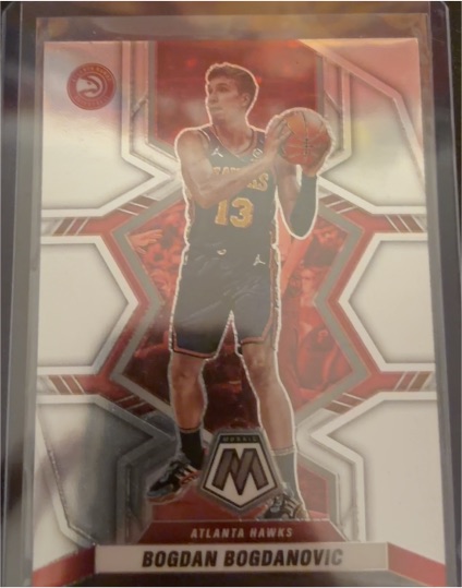 2021-22 Panini Mosaic #88 Bogdan Bogdanovic — front