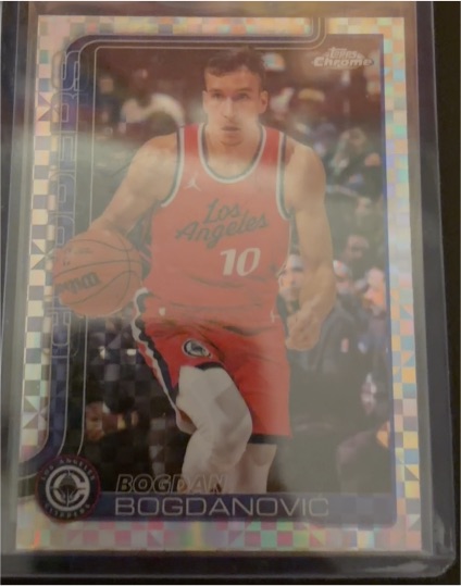 2025-26 Topps Chrome #92 Bogdan Bogdanovic X-Fractor — front