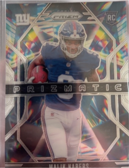 2024 Panini Prizm #13 Malik Nabers Prizmatic Rookie Insert — front