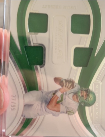 2023 Panini Immaculate Collegiate Monuments #IM-JH Justin Herbert — front
