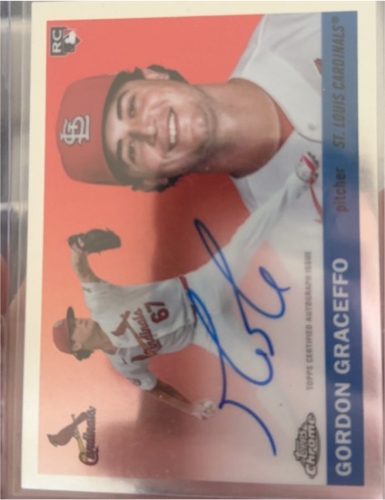 2025 Topps Chrome Platinum #CPA-GG Gordon Graceffo — front