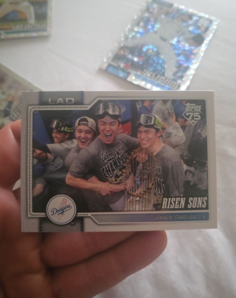 2026 Topps Series 2 #642 Risen Sons Los Angeles Dodgers — front