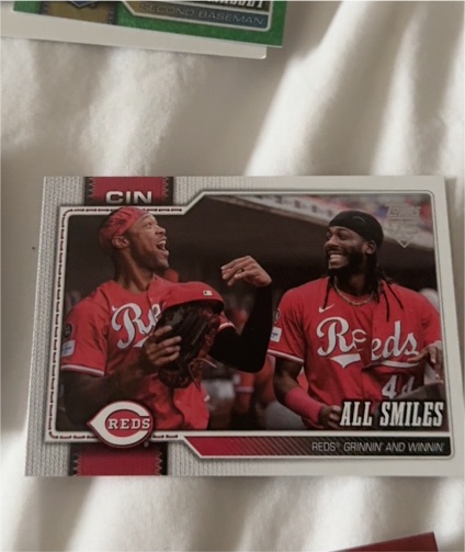 2026 Topps Series 2 #553 Elly De La Cruz & Will Benson — front