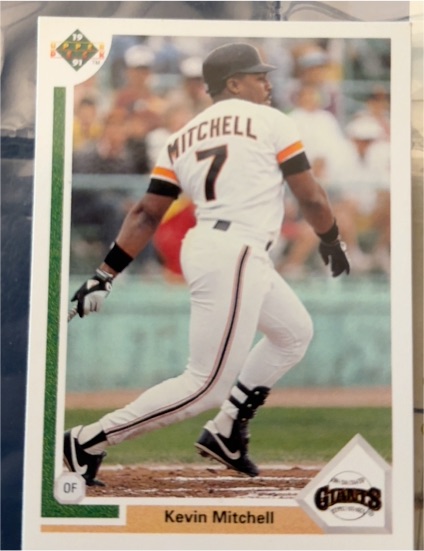 1991 Upper Deck #247 Kevin Mitchell — front