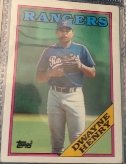 1988 Topps #178 Dwayne Henry — front