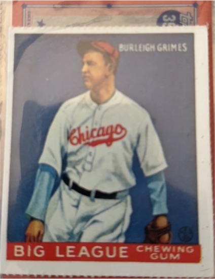 1933 Goudey #64 Burleigh Grimes — front